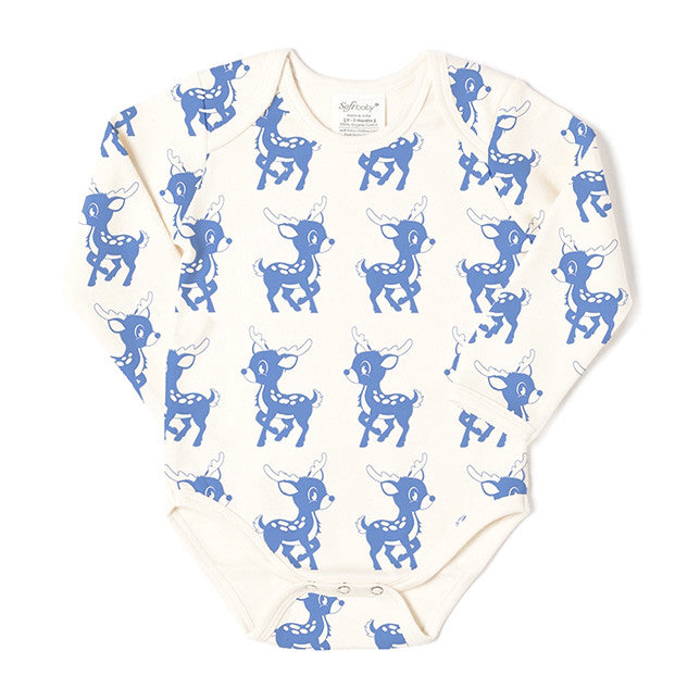 The Chillest Reindeer - Long Sleeves Onesie - 100% Organic