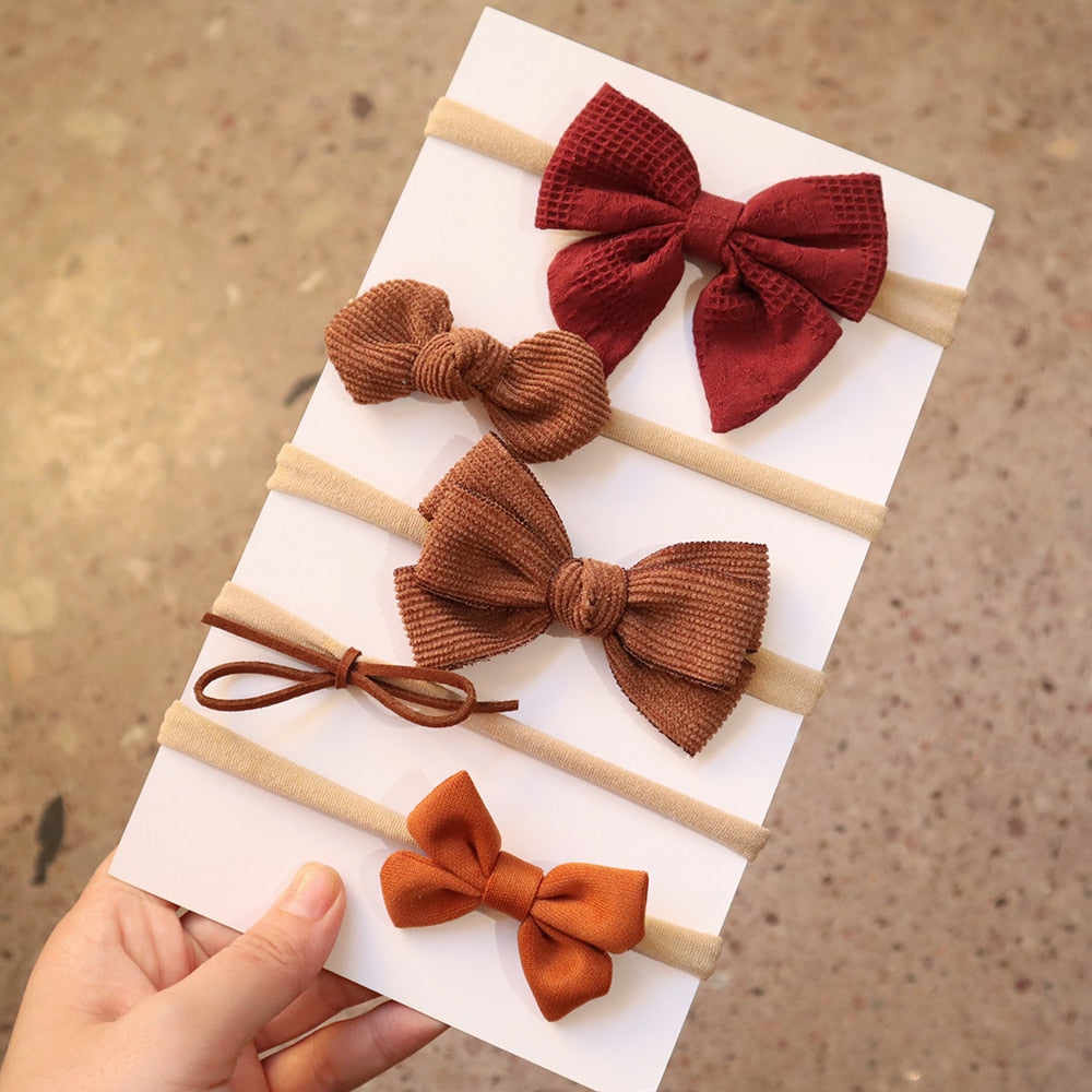 5Pcs Baby Bow Headband