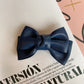 Leather Bow Hairpin