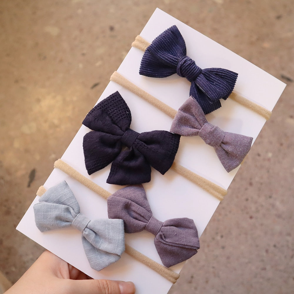 5Pcs Baby Bow Headband