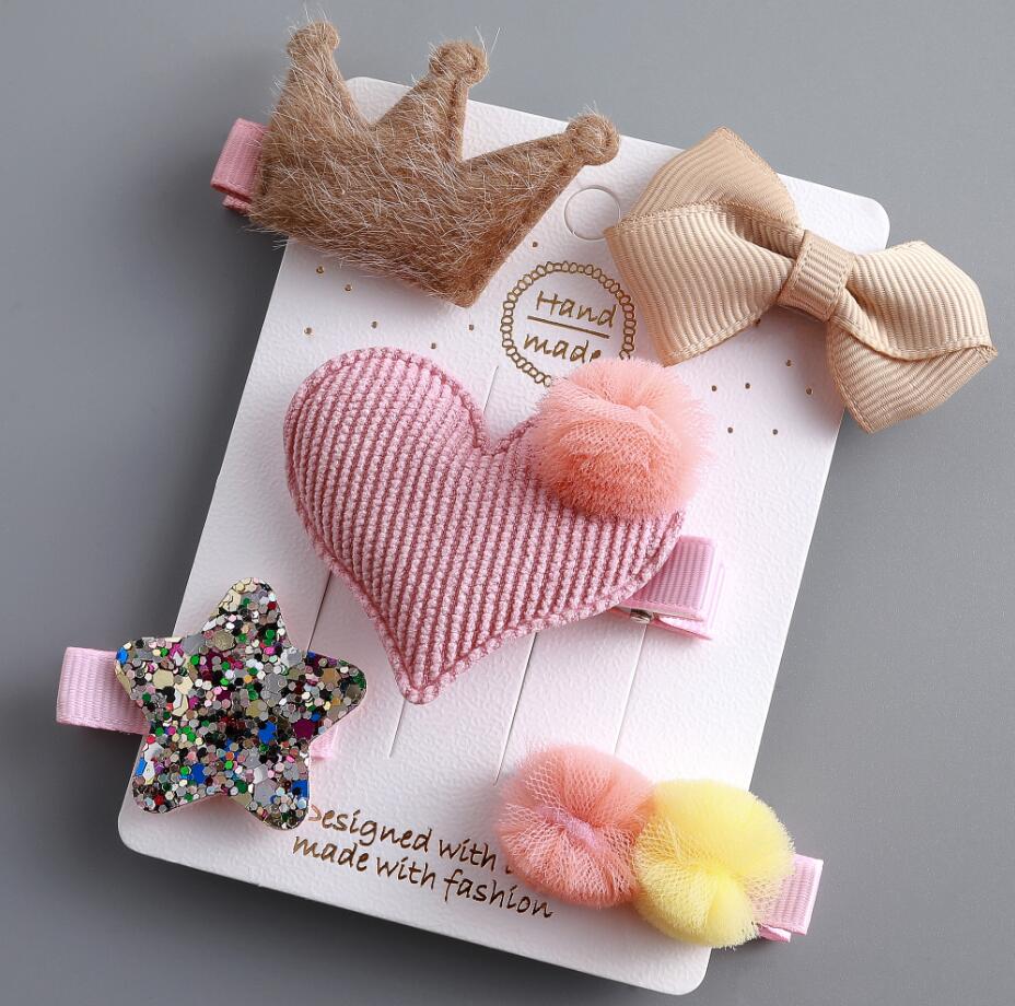 5pcs Kids Hairclips