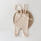 Baby Elastic Knit Overalls