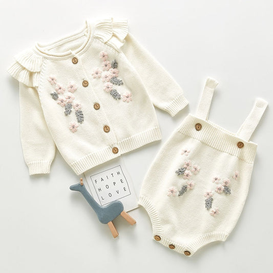 Baby Knitted Romper/Sweater