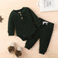 Autumn/Winter Cable Knit 2Pc Suit