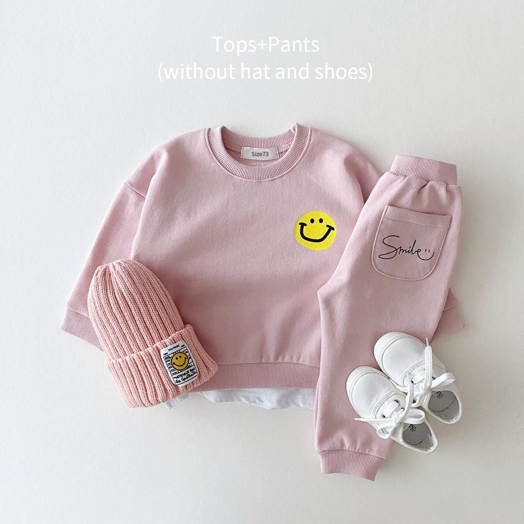 Smiley 2pcs Jogger Set