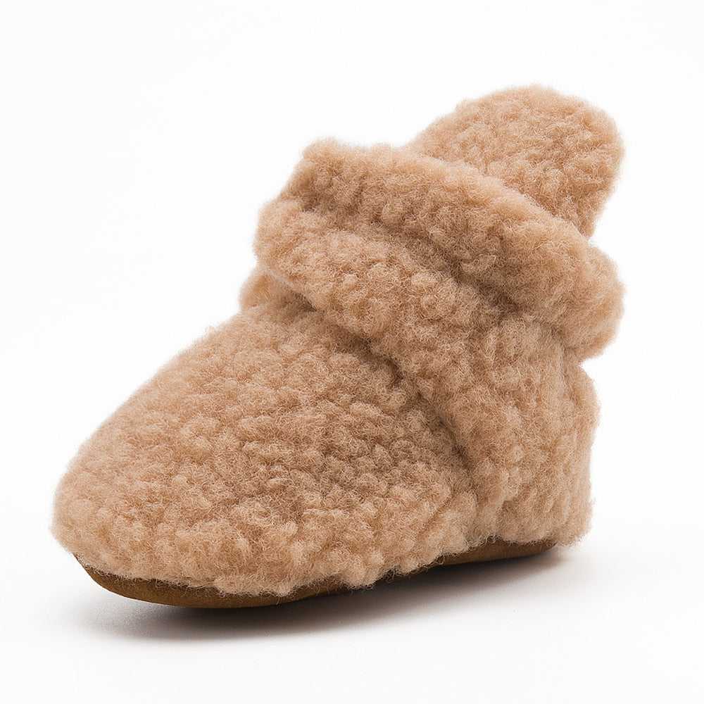 Baby Anti Slip Fuzzy Moccasin Shoes