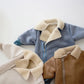 Baby Infant Suede Leather Warm Fleece Romper