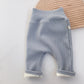 Baby High Waist Fleece Lined Trousers