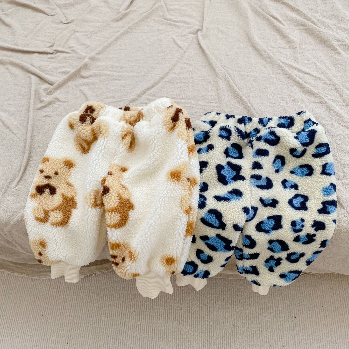 Autumn/Winter Baby Plush Pants