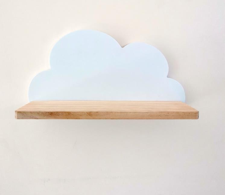 Nordic Style Cloud Wooden Shelf-Room Decor