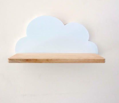 Nordic Style Cloud Wooden Shelf-Room Decor