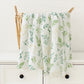 Printed Organic Bamboo Cotton Muslin Swaddle