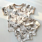 Baby Printed 2Pcs T-shirt/Shorts Set