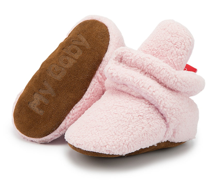 Baby Anti Slip Fuzzy Moccasin Shoes