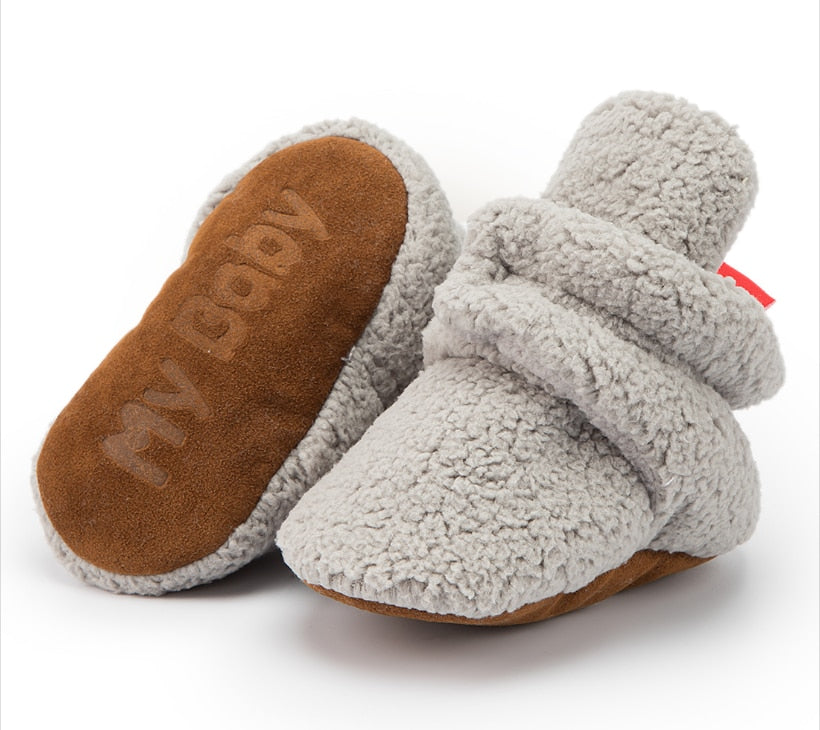 Baby Anti Slip Fuzzy Moccasin Shoes