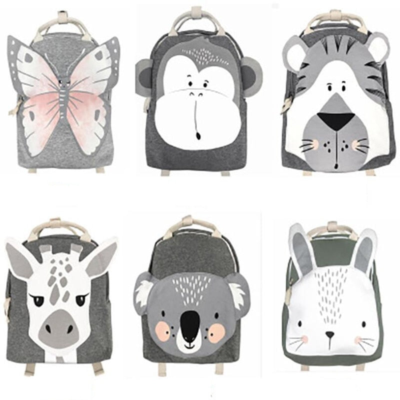 Baby Plush Cartoon Animal Backpack