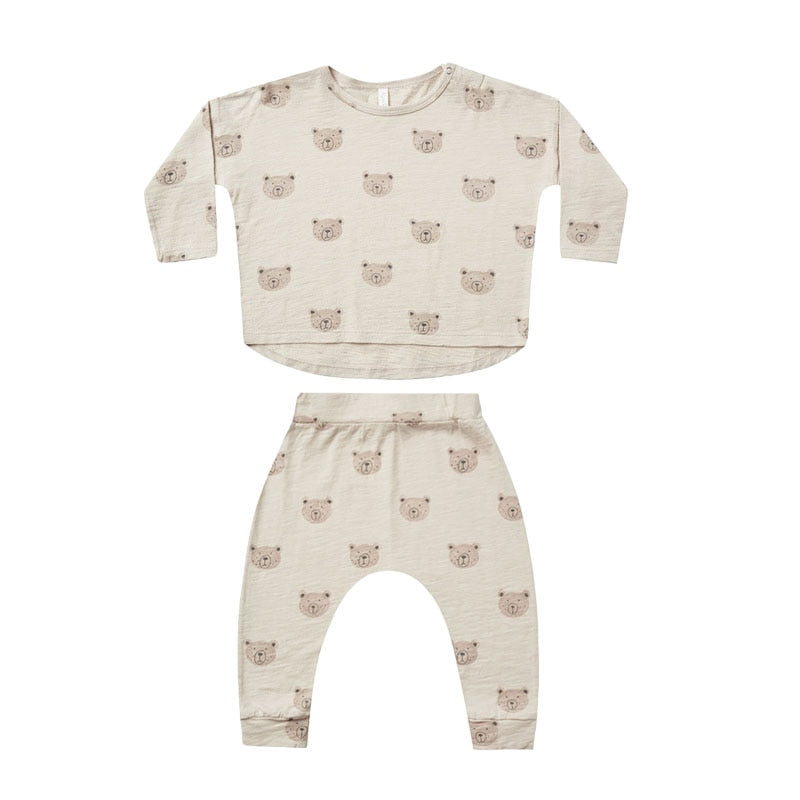 Baby Boy/Girl Print 2Pcs Set