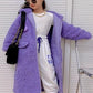 Children Hooded Long Shearling Coat