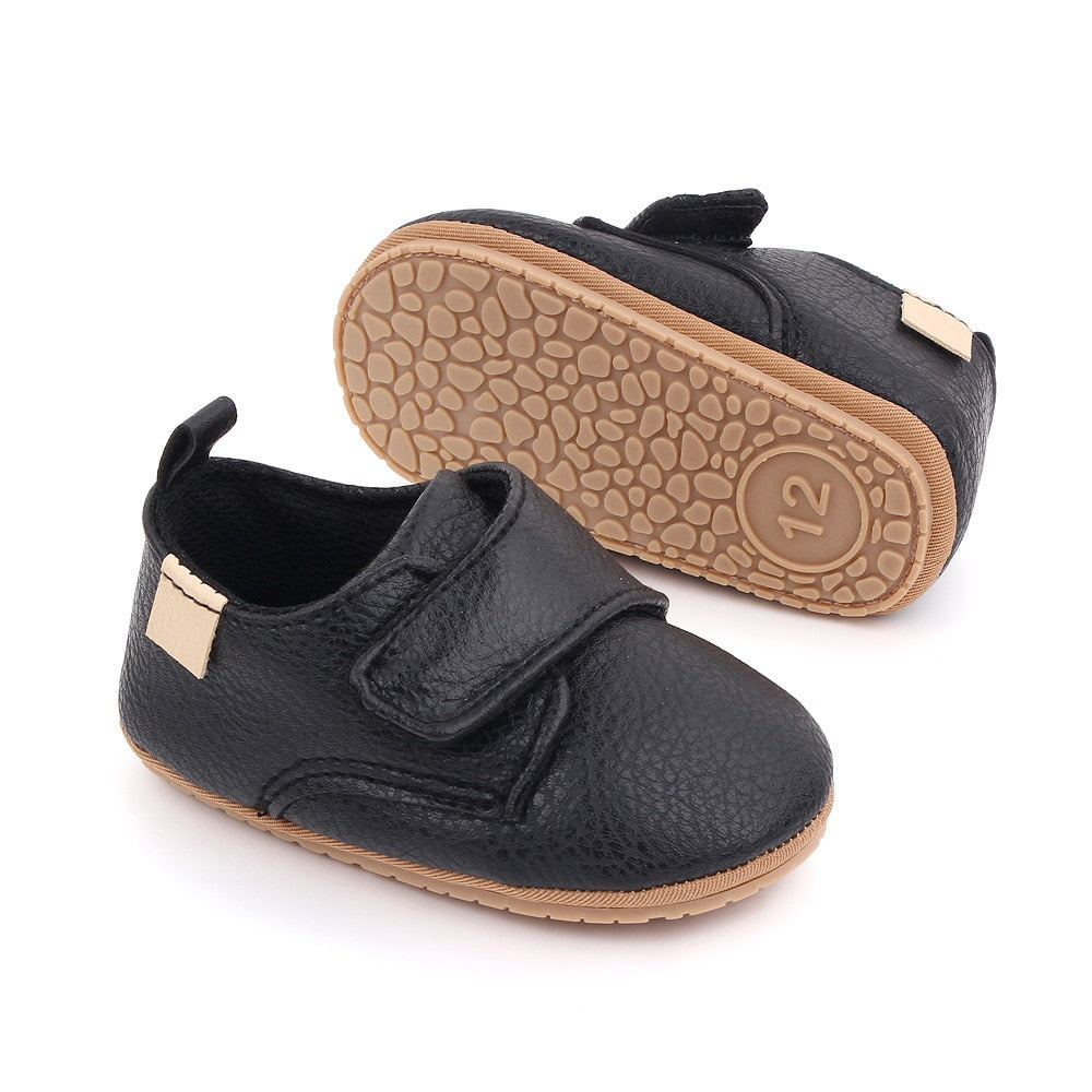 Baby Faux Leather Anti Slip Shoes