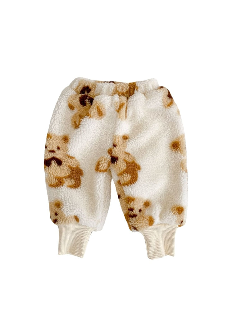 Autumn/Winter Baby Plush Pants