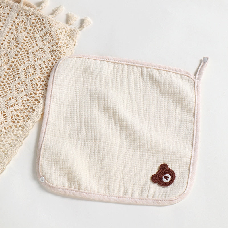 Baby Neutral Color Handkerchief Bib