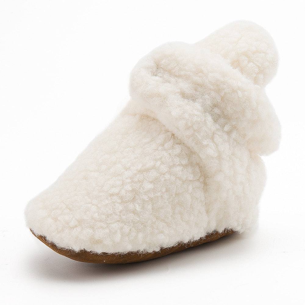 Baby Anti Slip Fuzzy Moccasin Shoes