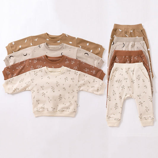 Baby Boy/Girl Print 2Pcs Set