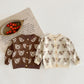 Cardigan Baby Bear Jacquard Knitted Sweater