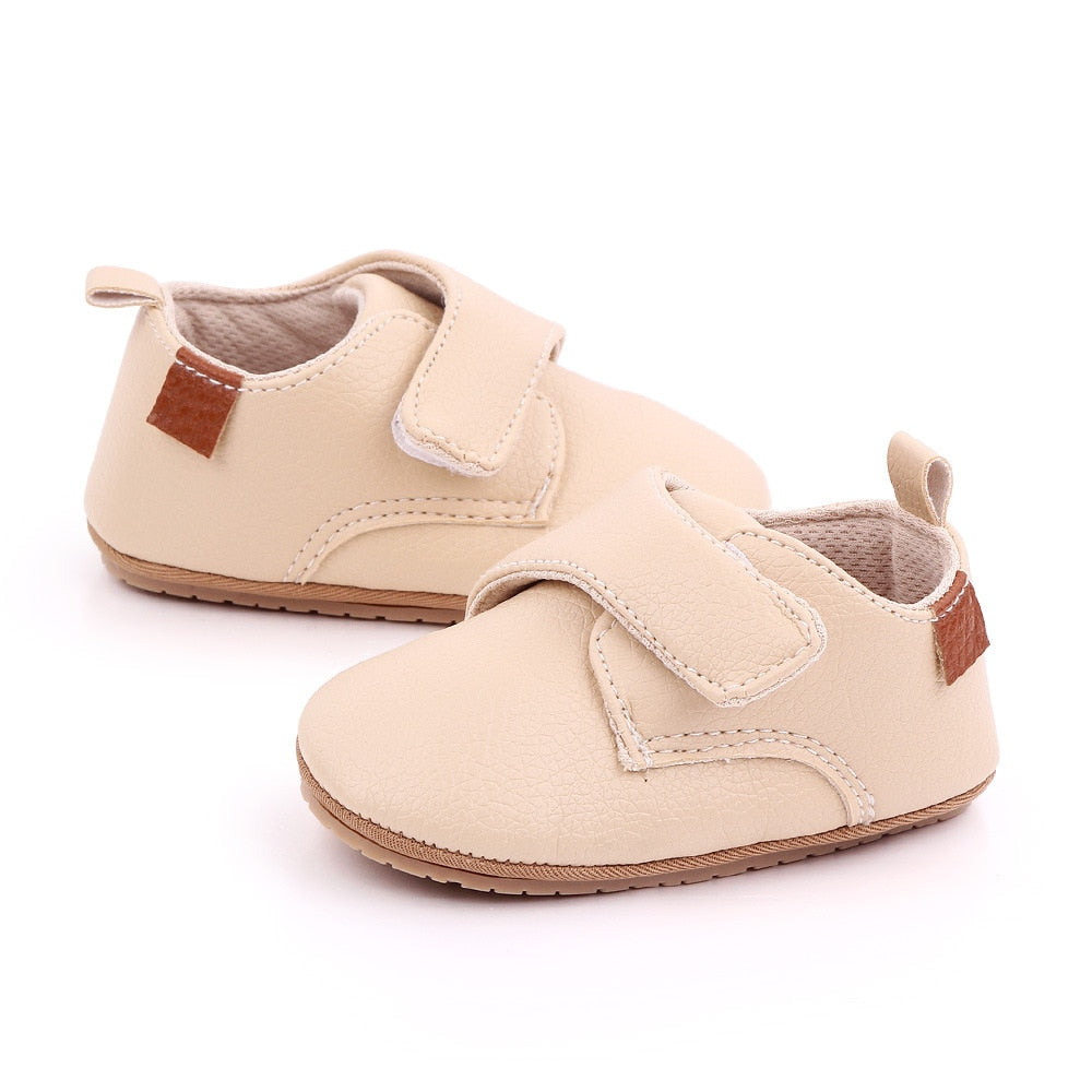 Baby Faux Leather Anti Slip Shoes