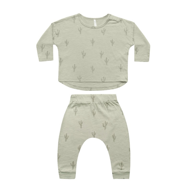 Baby Boy/Girl Print 2Pcs Set