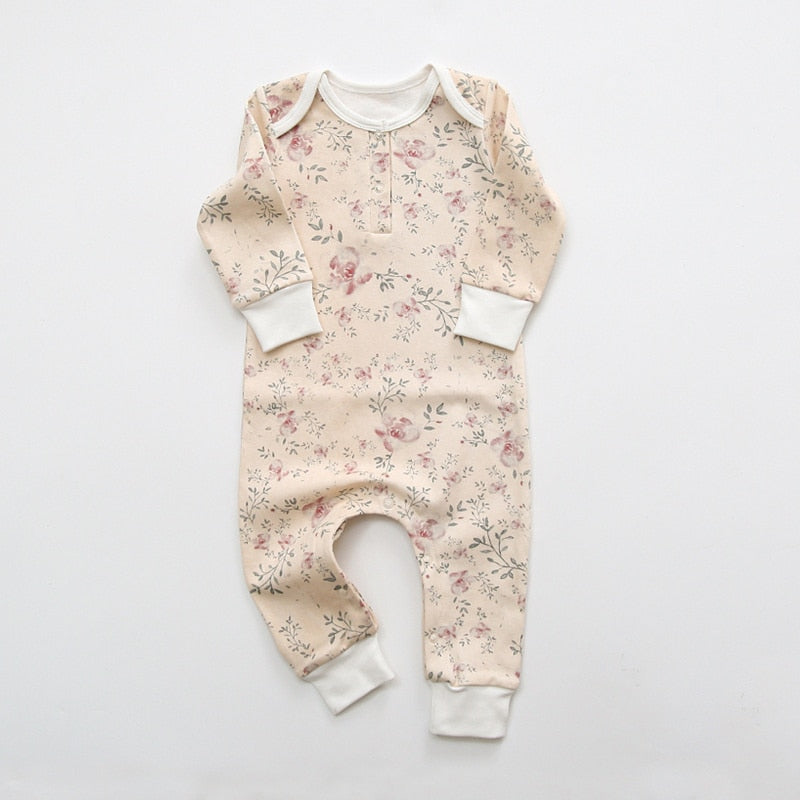 Cotton Baby Printed Jumpsuits