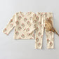 Children Neutral Color Pajamas Set