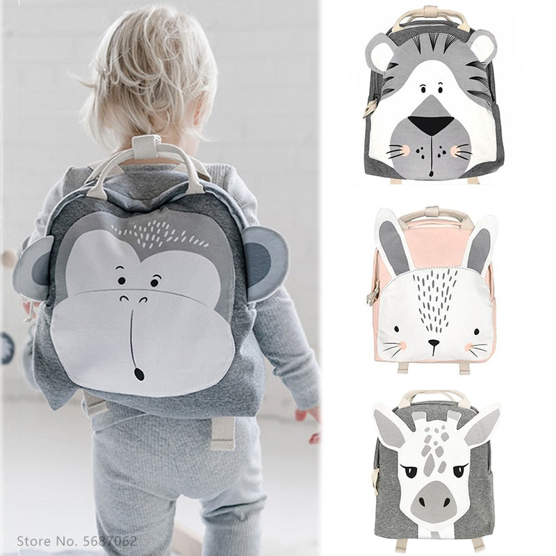 Baby Plush Cartoon Animal Backpack