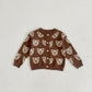 Cardigan Baby Bear Jacquard Knitted Sweater