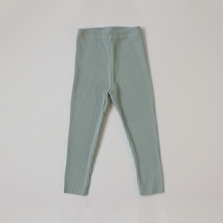 Cotton Solid Trousers/Leggings