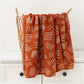 Printed Organic Bamboo Cotton Muslin Swaddle