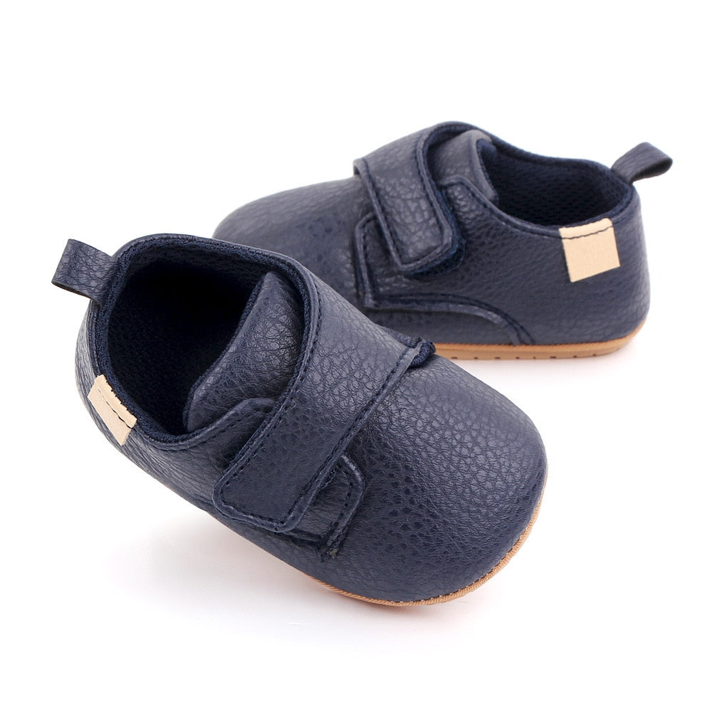 Baby Faux Leather Anti Slip Shoes