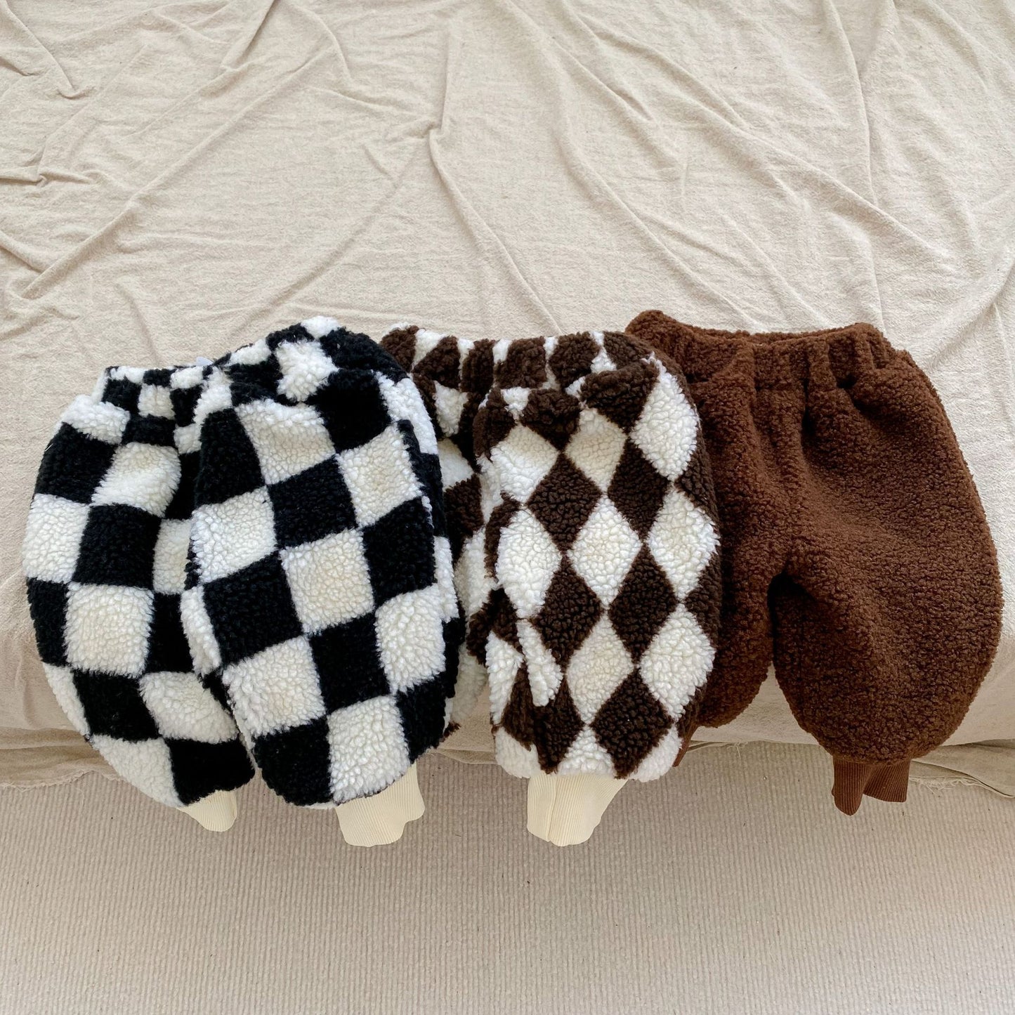 Autumn/Winter Baby Plush Pants