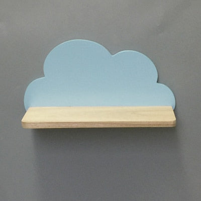 Nordic Style Cloud Wooden Shelf-Room Decor