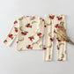 Children Neutral Color Pajamas Set