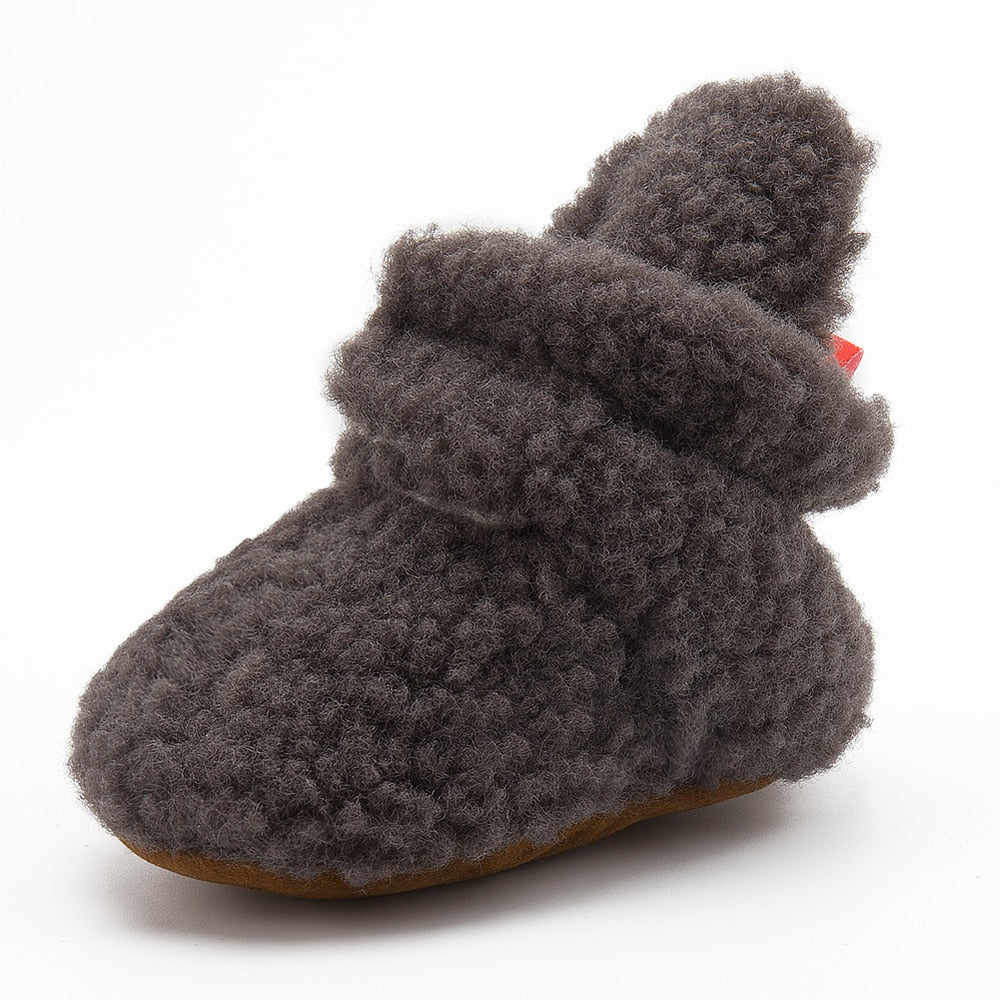 Baby Anti Slip Fuzzy Moccasin Shoes