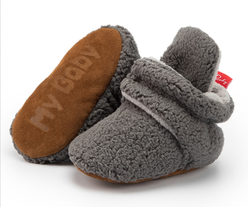 Baby Anti Slip Fuzzy Moccasin Shoes