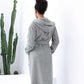 Women's Hooded Turkish Cotton Terry Cloth Robe