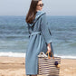 Women's Hooded Turkish Cotton Waffle Robe