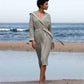 Women's Hooded Turkish Cotton Waffle Robe