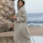 Women's Hooded Turkish Cotton Waffle Robe